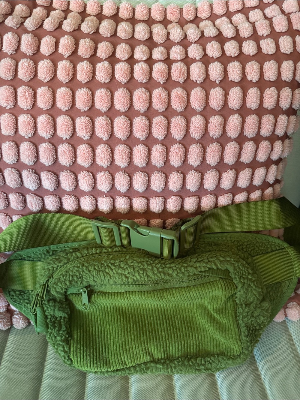 Green Sherpa Belt Bag